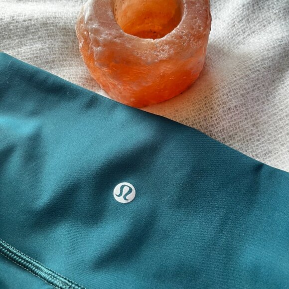 LULULEMON Wunder Under High-Rise Tight Teal *Mesh 28" - Picture 7 of 8